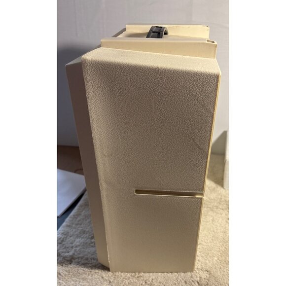 Vtg 24 Drawer Plastic Storage Organizer 2 Large Bottom Drawers Beige Multi Use - Picture 13 of 14